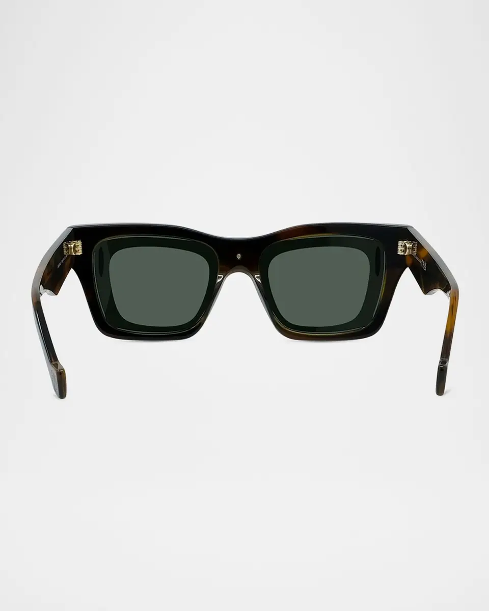 Loewe Men's Signature Layered Acetate Square Sunglasses | Thumbnail 4 Loewe Men's Signature Layered Acetate Square Sunglasses | Thumbnail 4