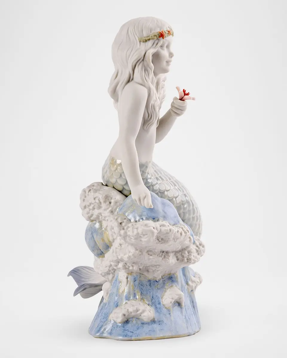 Lladro Ocean's Little Mermaid Figurine | Thumbnail 3 Lladro Ocean's Little Mermaid Figurine | Thumbnail 3