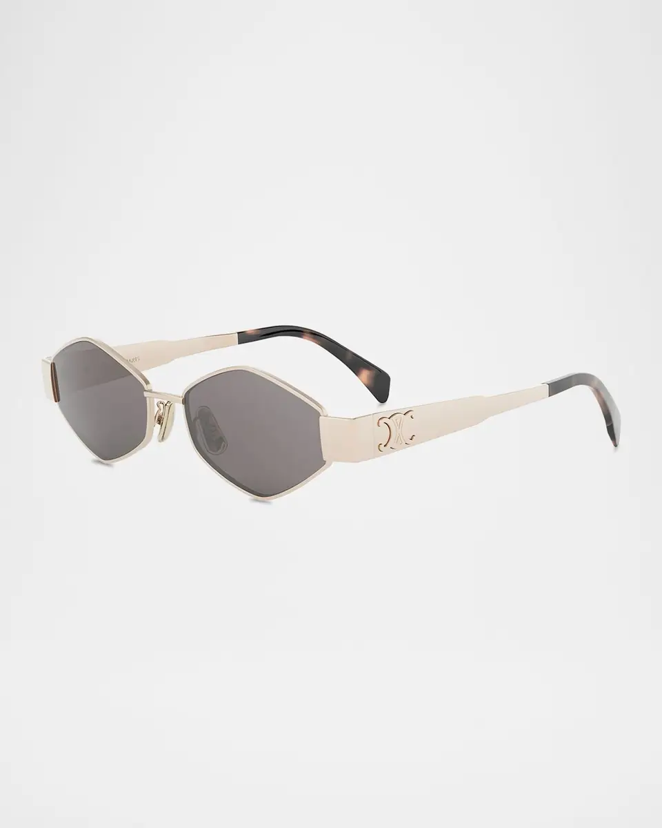 Celine Triomphe Geometric Metal Sunglasses | Thumbnail 2 Celine Triomphe Geometric Metal Sunglasses | Thumbnail 2