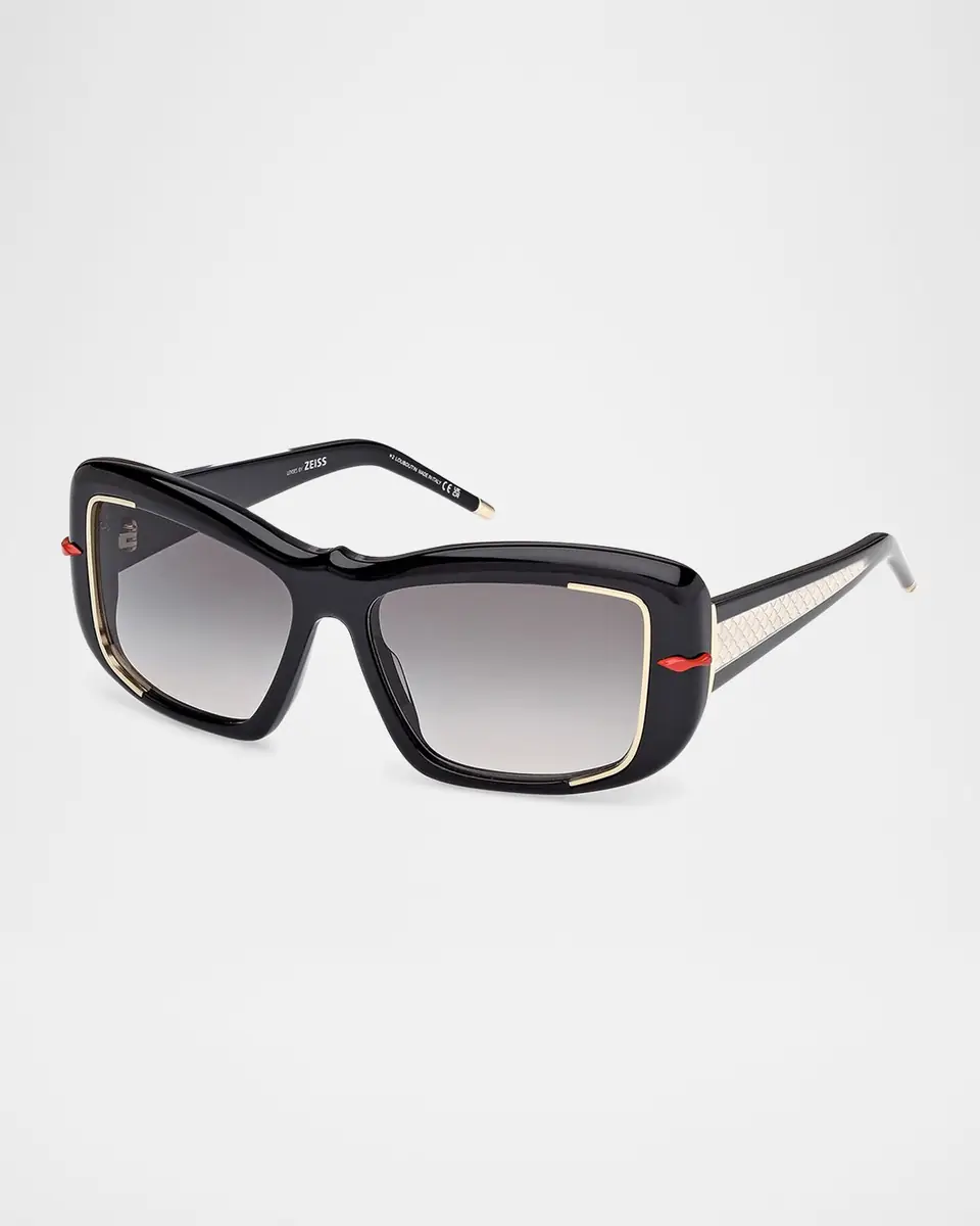 Christian Louboutin Square Acetate Sunglasses | Thumbnail 3 Christian Louboutin Square Acetate Sunglasses | Thumbnail 3