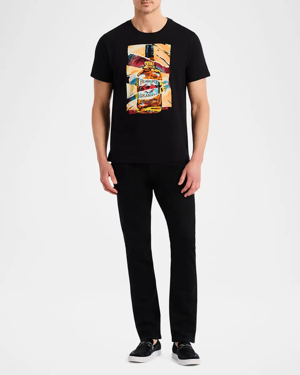 Robert Graham Men's Whiskey Wisdom Graphic T-Shirt | Thumbnail 2