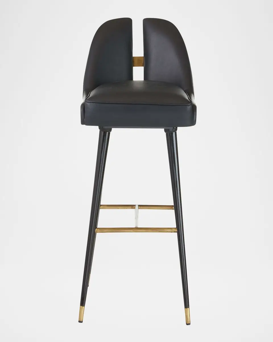 Arteriors Crowley Split-Back 30.5" Bar Stool | Thumbnail 2 Arteriors Crowley Split-Back 30.5" Bar Stool | Thumbnail 2