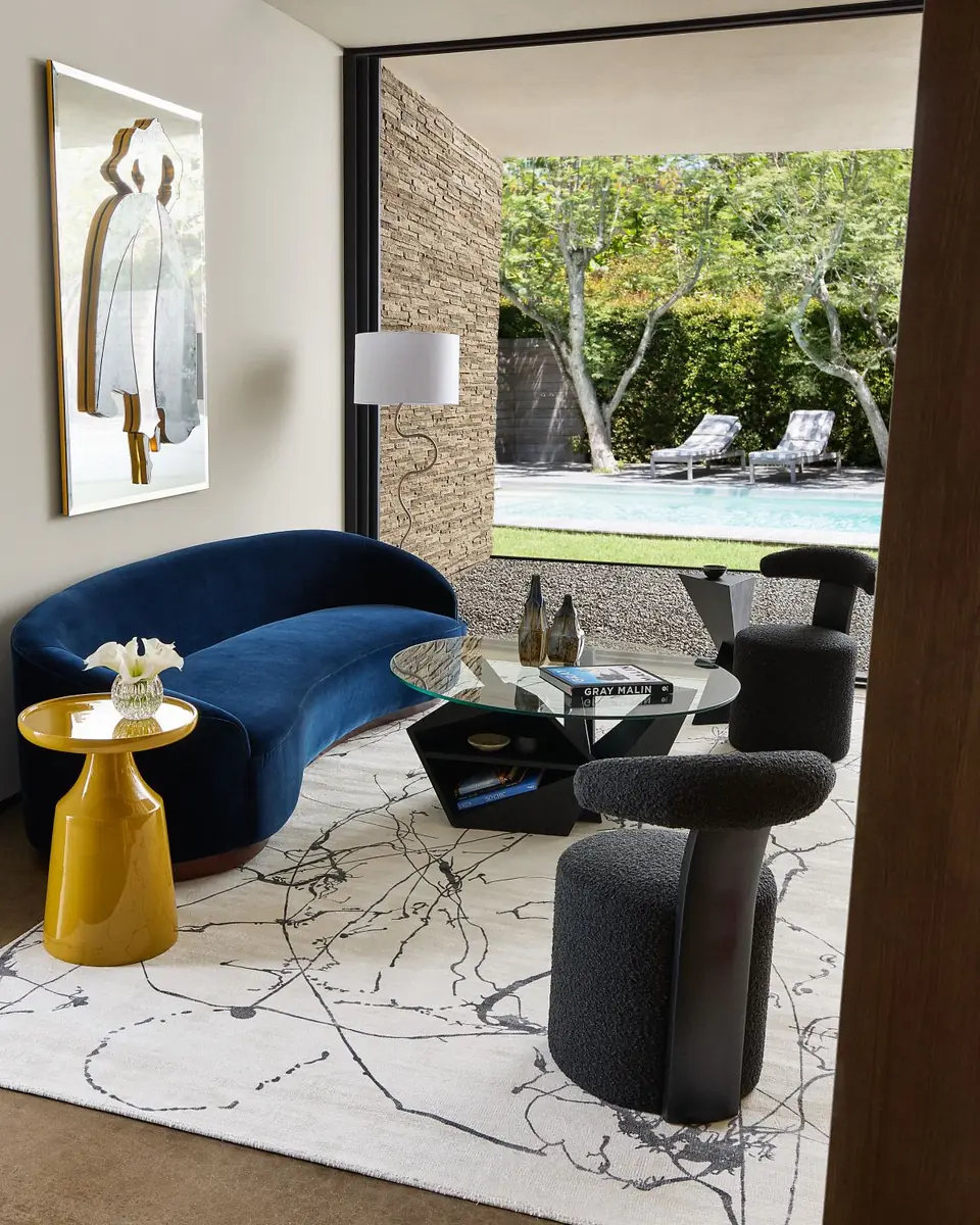 Arteriors Turner Velvet Sofa, 108" | Thumbnail 4 Arteriors Turner Velvet Sofa, 108" | Thumbnail 4