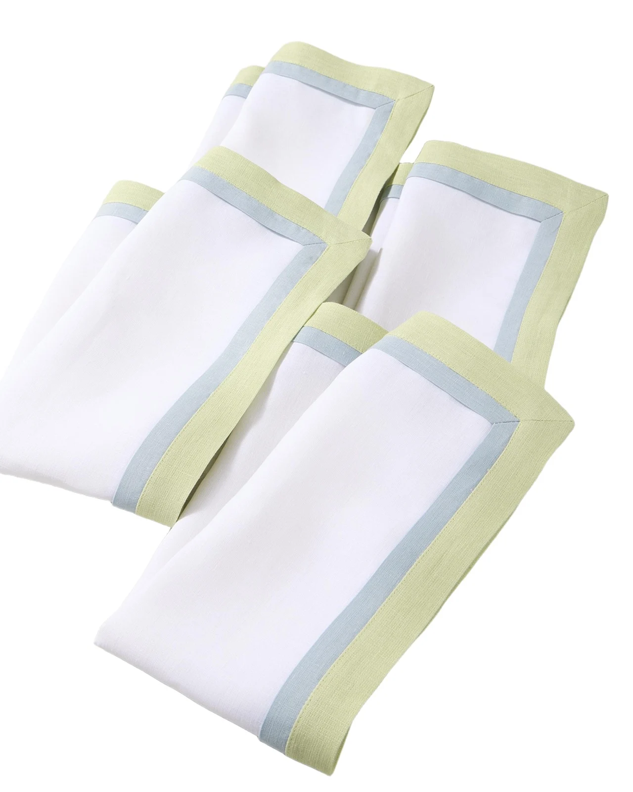 Deborah Rhodes Tailored Border Napkins, Set of 4