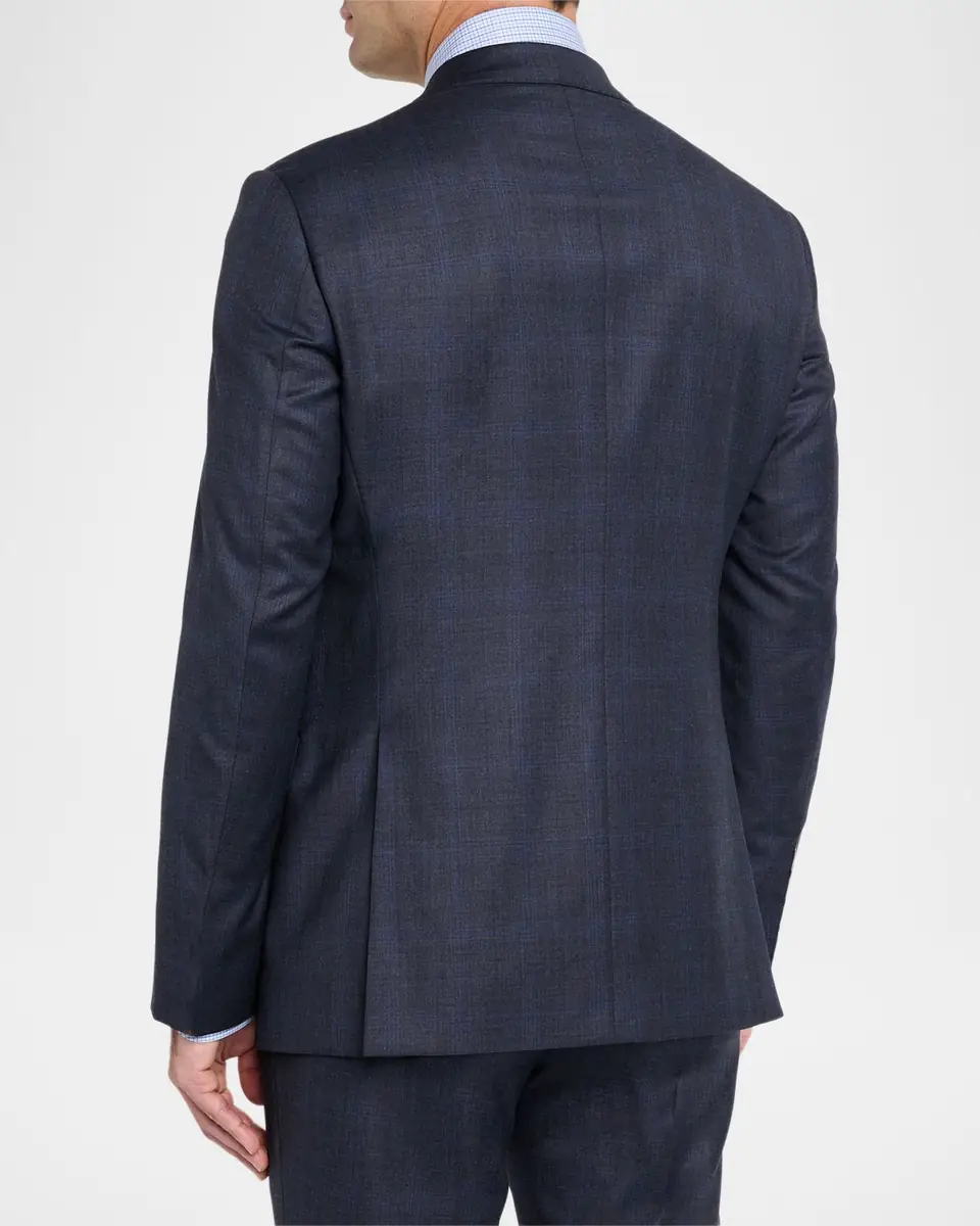 Giorgio Armani Men's Subtle Windowpane Two-Piece Suit | Thumbnail 5 Giorgio Armani Men's Subtle Windowpane Two-Piece Suit | Thumbnail 5