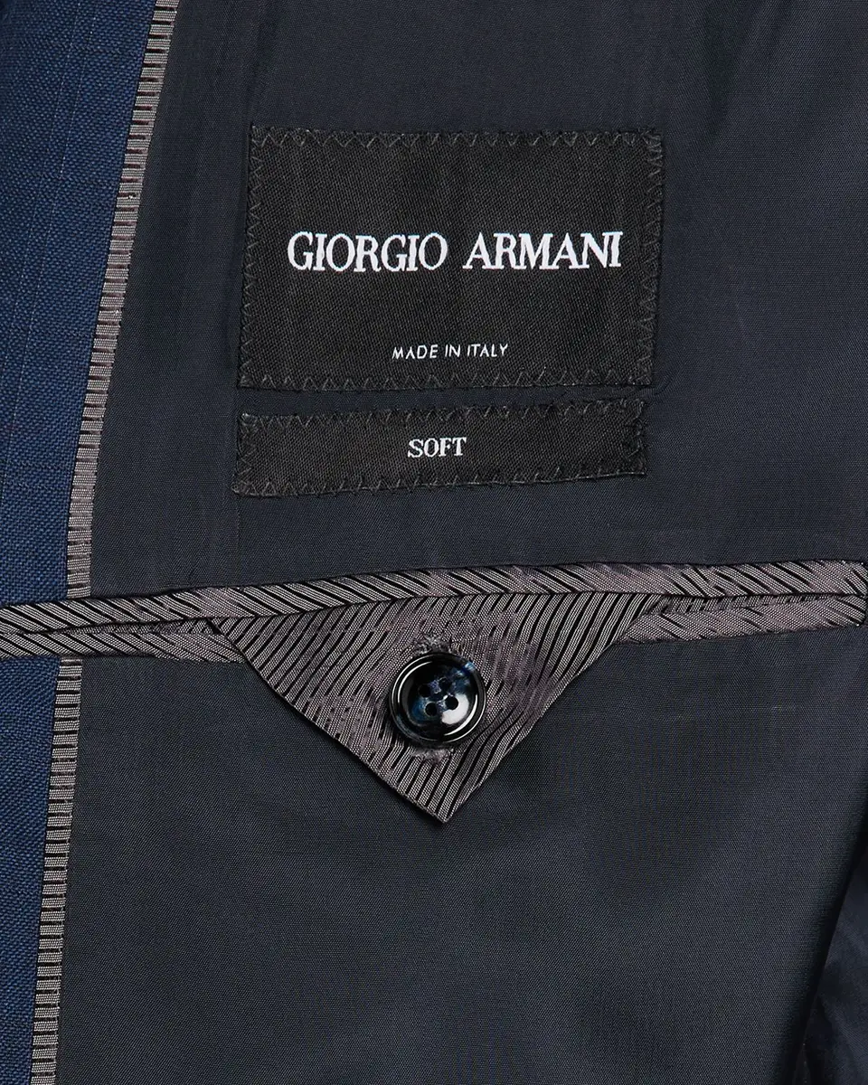 Giorgio Armani Men's Windowpane G Line Two-Piece Suit | Thumbnail 7