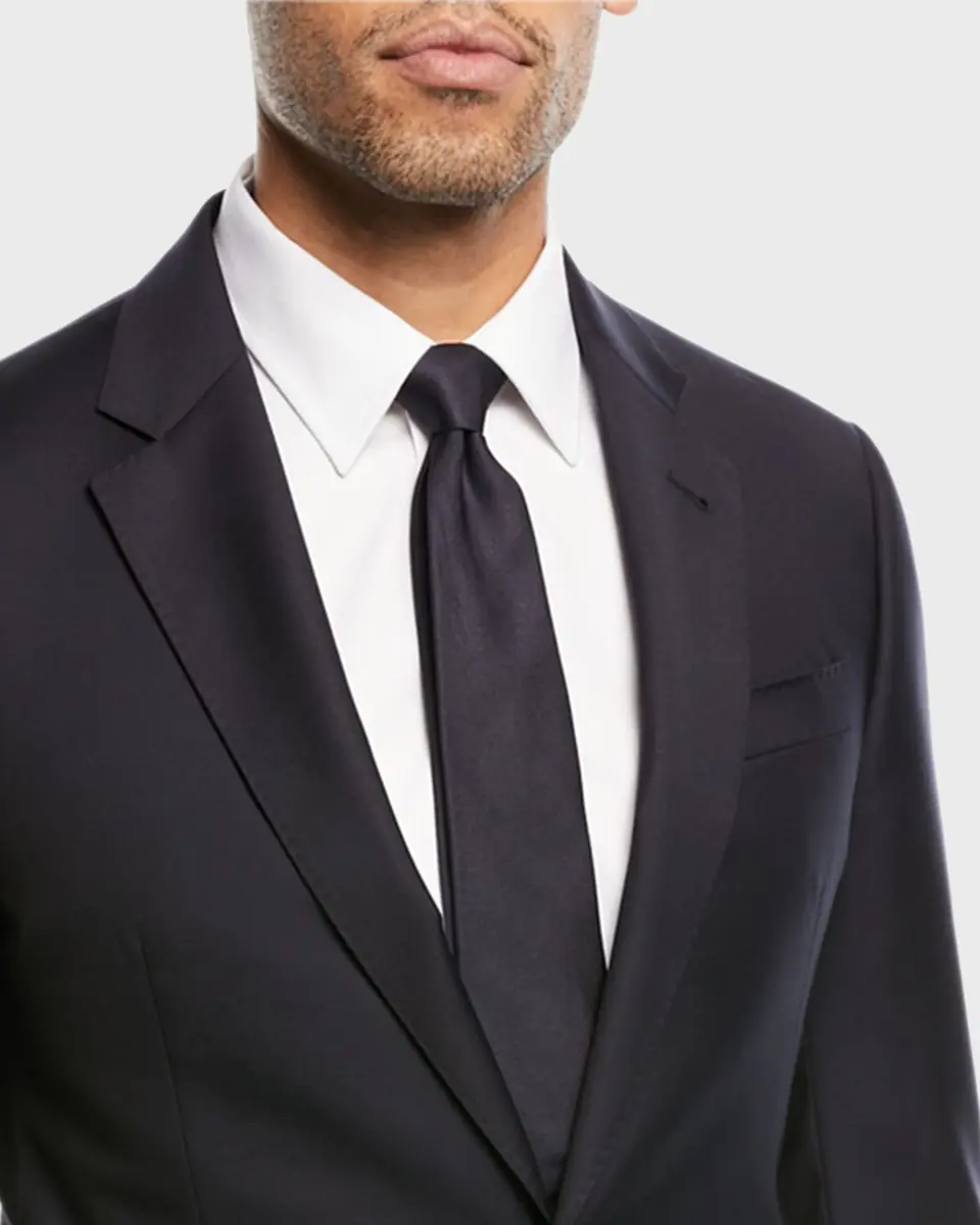 Emporio Armani Super 130s Wool Two-Piece Classic Fit Suit | Thumbnail 2