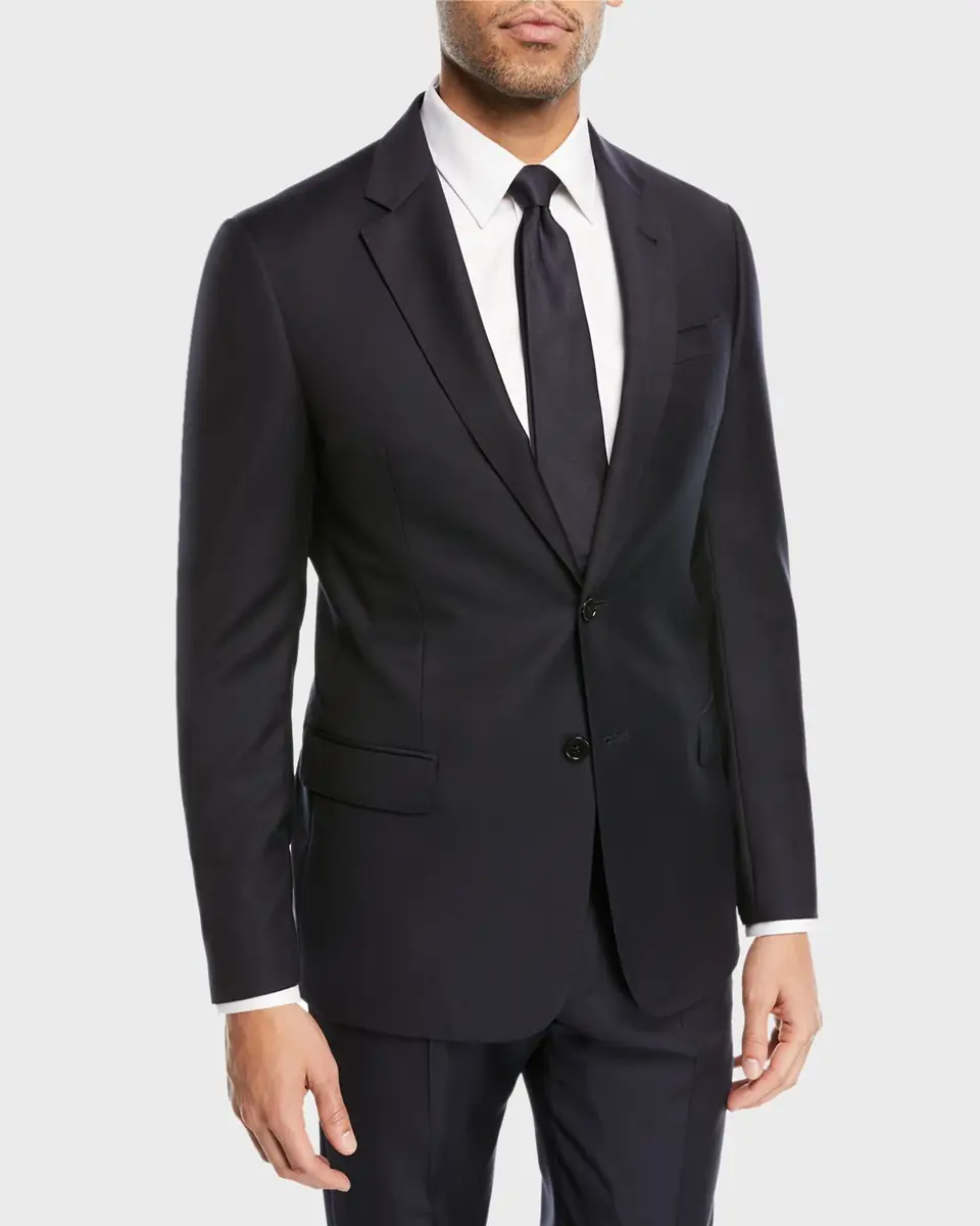 Emporio Armani Super 130s Wool Two-Piece Classic Fit Suit | Thumbnail 3