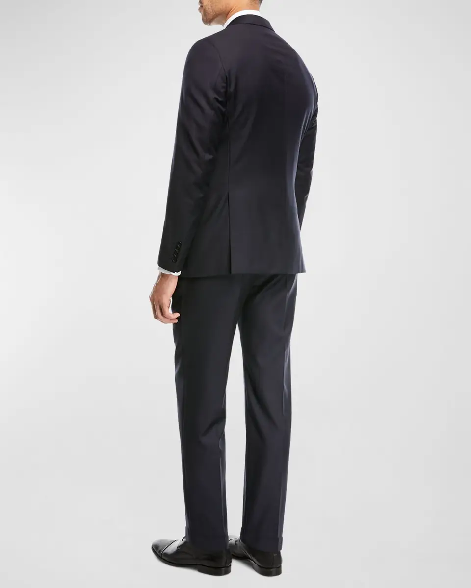 Emporio Armani Super 130s Wool Two-Piece Classic Fit Suit | Thumbnail 4