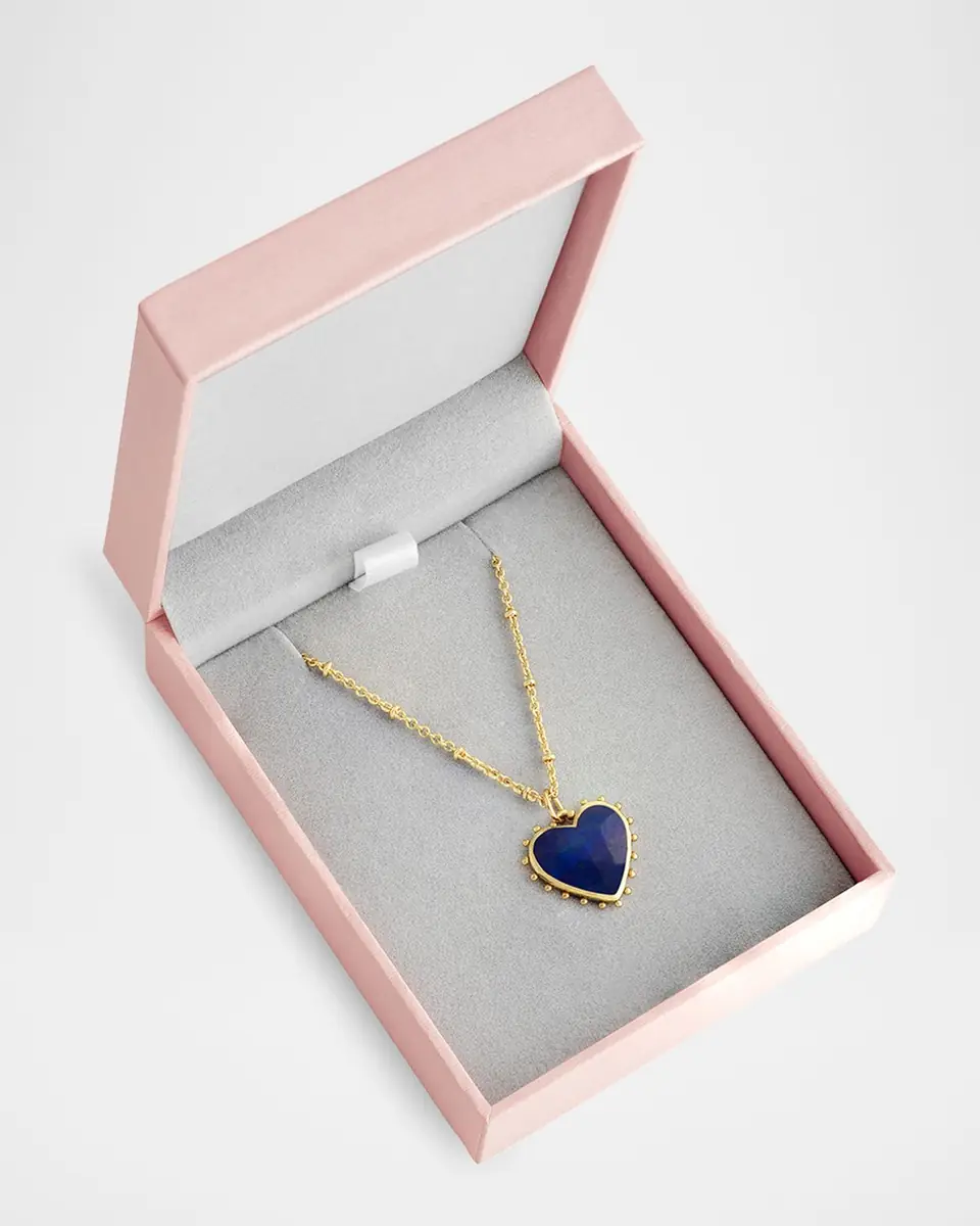 Anabel Aram Jewelry Heart Stone Pendant Necklace | Thumbnail 5 Anabel Aram Jewelry Heart Stone Pendant Necklace | Thumbnail 5