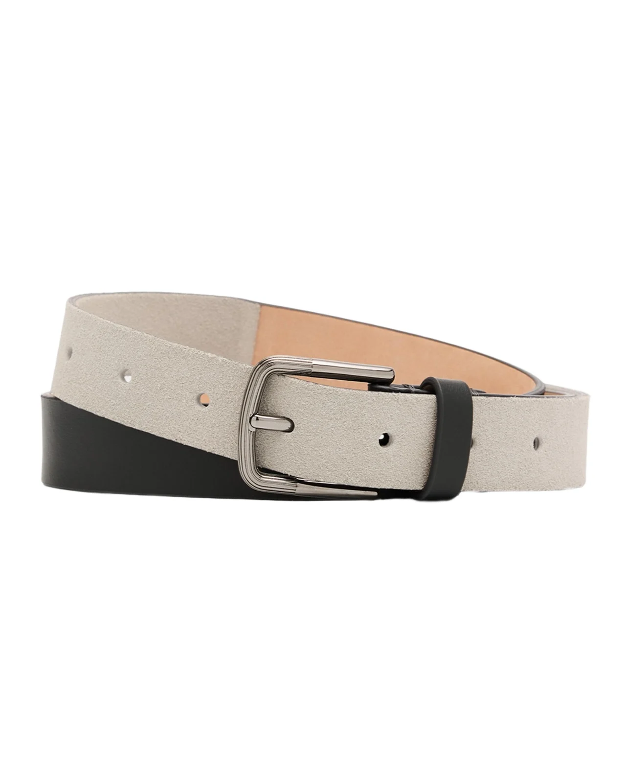 Men's Suede and Leather Reversible Belt Men's Suede and Leather Reversible Belt