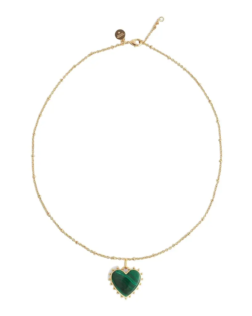 Heart Stone Pendant Necklace