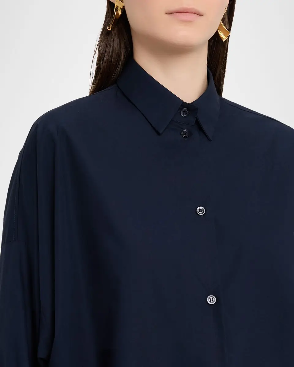 Emporio Armani Button-Down Cotton Poplin Shirt | Thumbnail 5 Emporio Armani Button-Down Cotton Poplin Shirt | Thumbnail 5