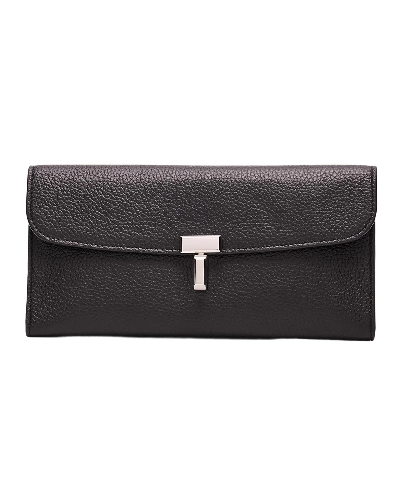 TOTEME T-Lock Grain Leather Continental Wallet