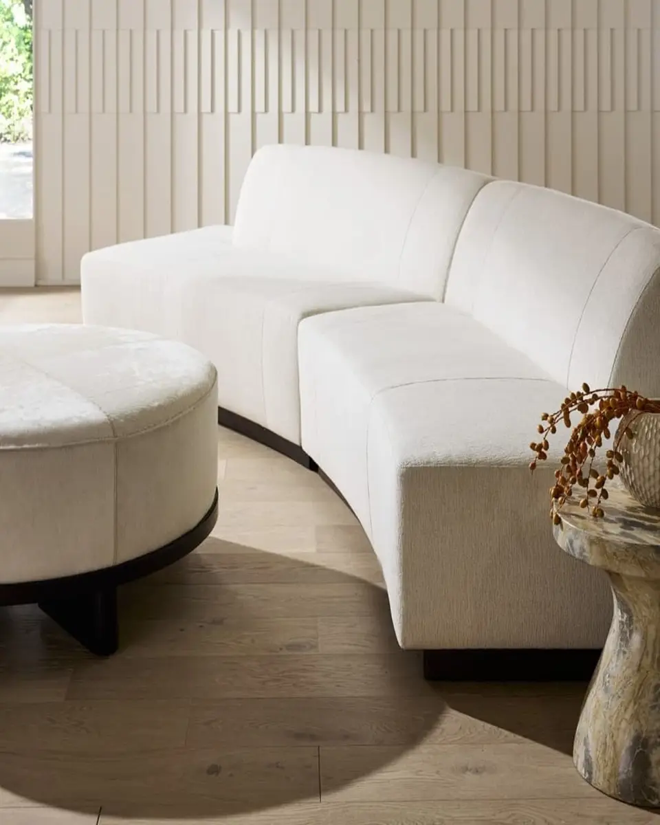 Arteriors Islander Left-Facing Boucle Sofa, 67" | Thumbnail 2