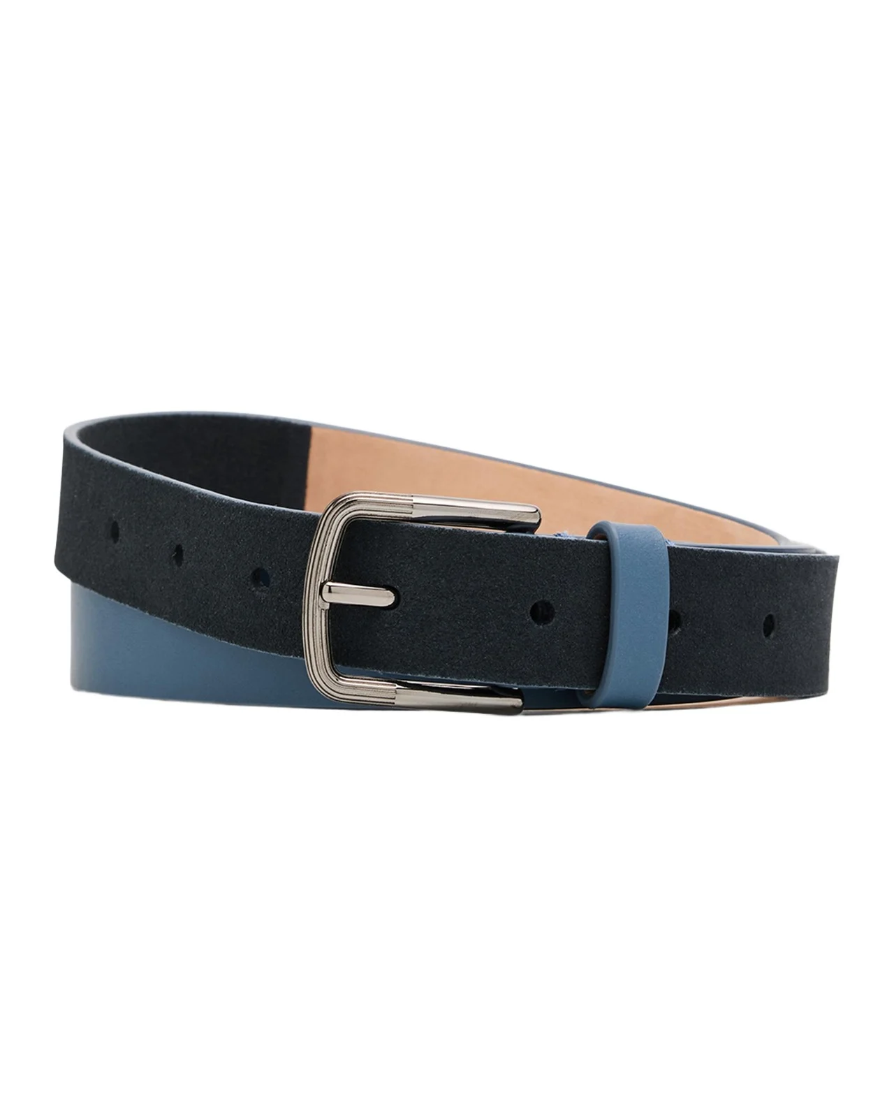 Men's Suede and Leather Reversible Belt Men's Suede and Leather Reversible Belt