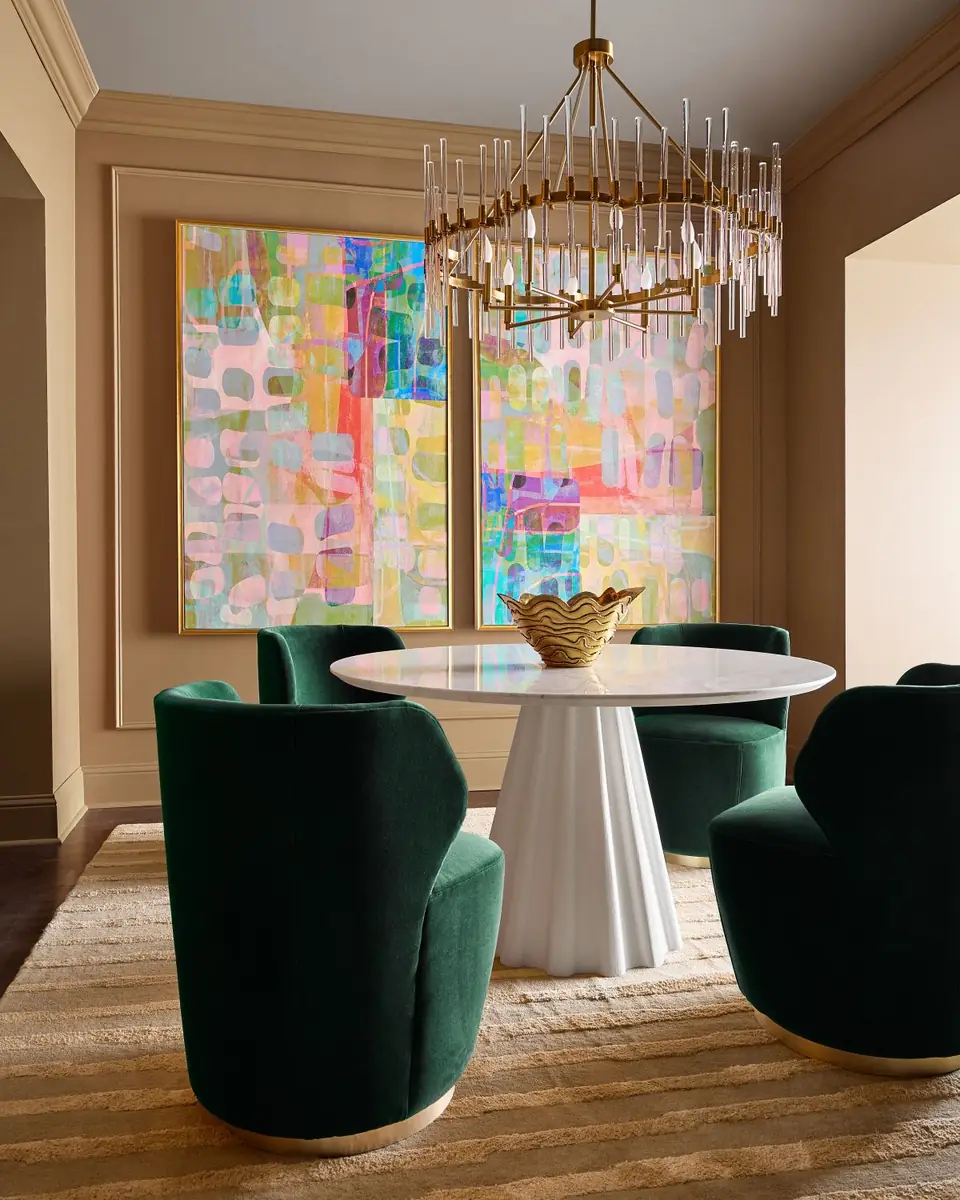 Arteriors Poppy Velvet Swivel Chair | Thumbnail 4 Arteriors Poppy Velvet Swivel Chair | Thumbnail 4