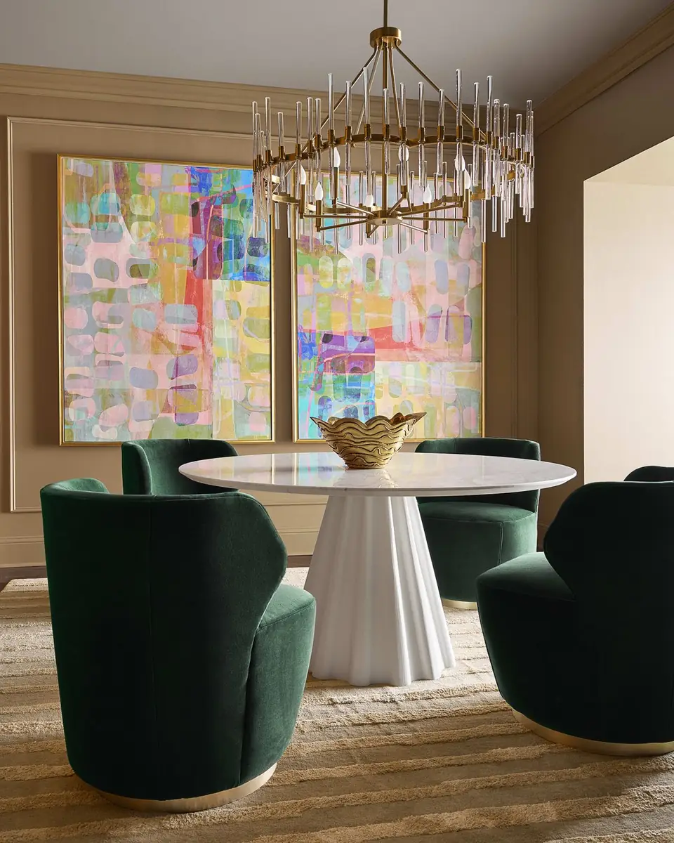 Arteriors Poppy Velvet Swivel Chair | Thumbnail 6 Arteriors Poppy Velvet Swivel Chair | Thumbnail 6