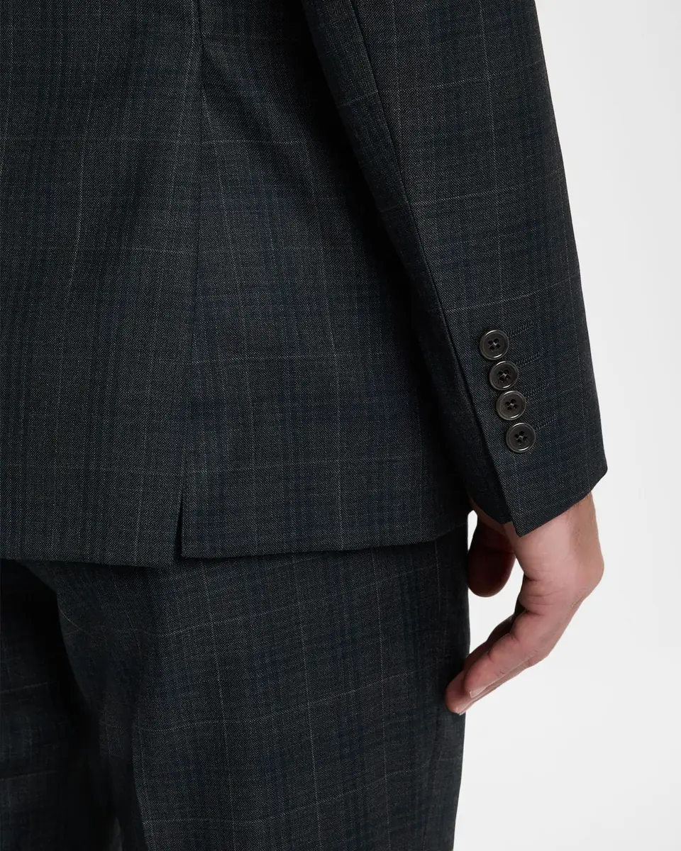 Emporio Armani Men's Wool Super 130s Plaid G Line Suit | Thumbnail 9 Emporio Armani Men's Wool Super 130s Plaid G Line Suit | Thumbnail 9