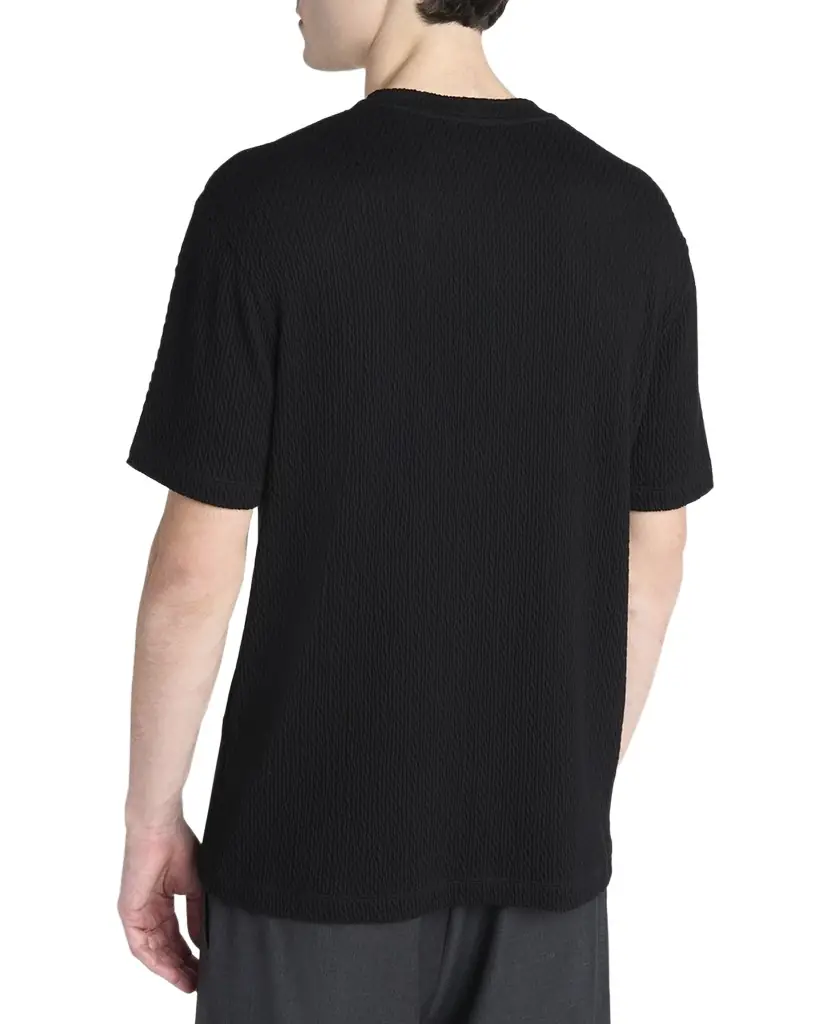 Men's Diagonal Texture Crewneck T-Shirt Men's Diagonal Texture Crewneck T-Shirt