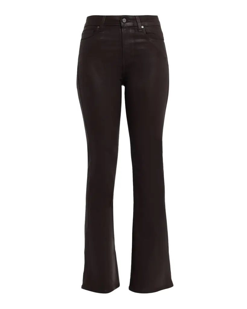 PAIGE Laurel Canyon High-Rise Coated Jeans