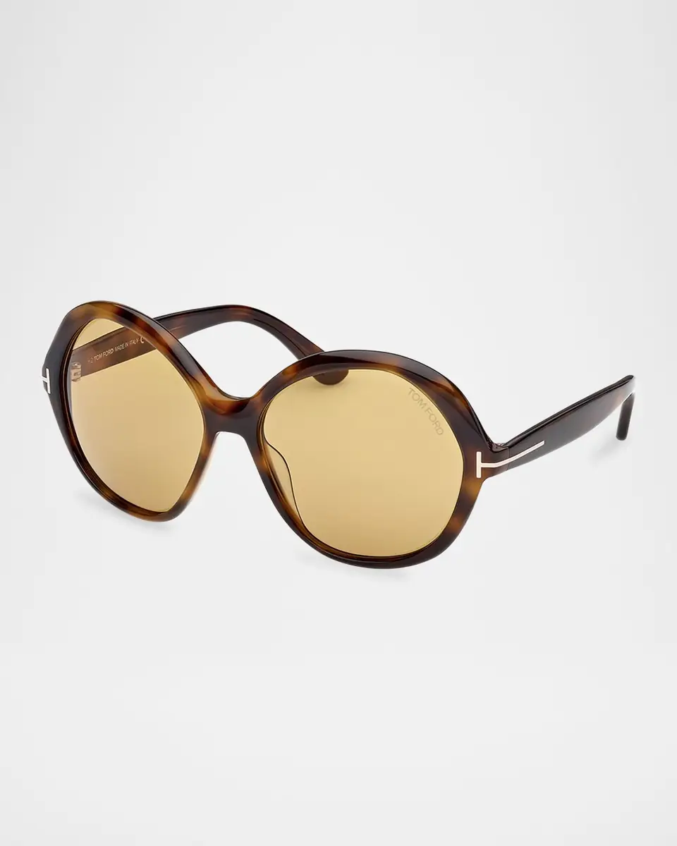 TOM FORD Annabelle-02 Acetate Butterfly Sunglasses | Thumbnail 2