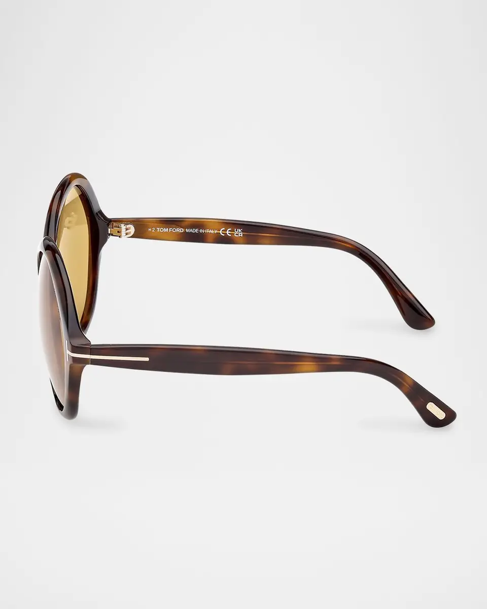 TOM FORD Annabelle-02 Acetate Butterfly Sunglasses | Thumbnail 3