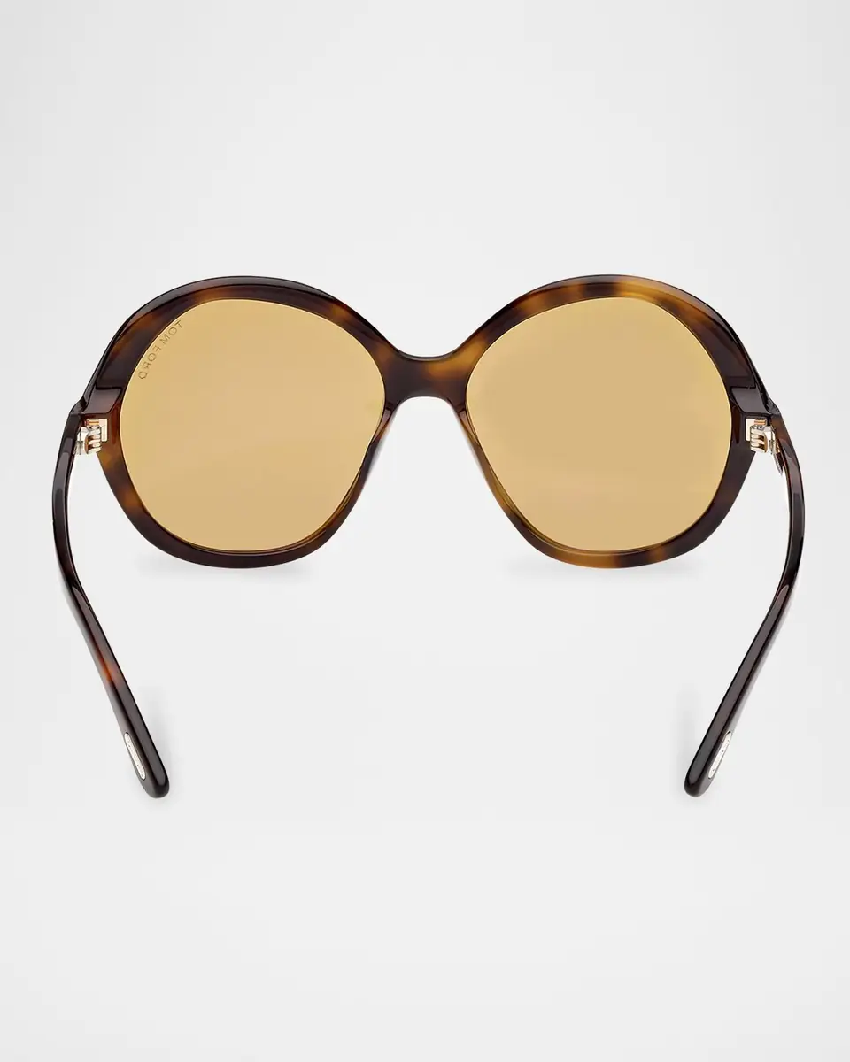 TOM FORD Annabelle-02 Acetate Butterfly Sunglasses | Thumbnail 4