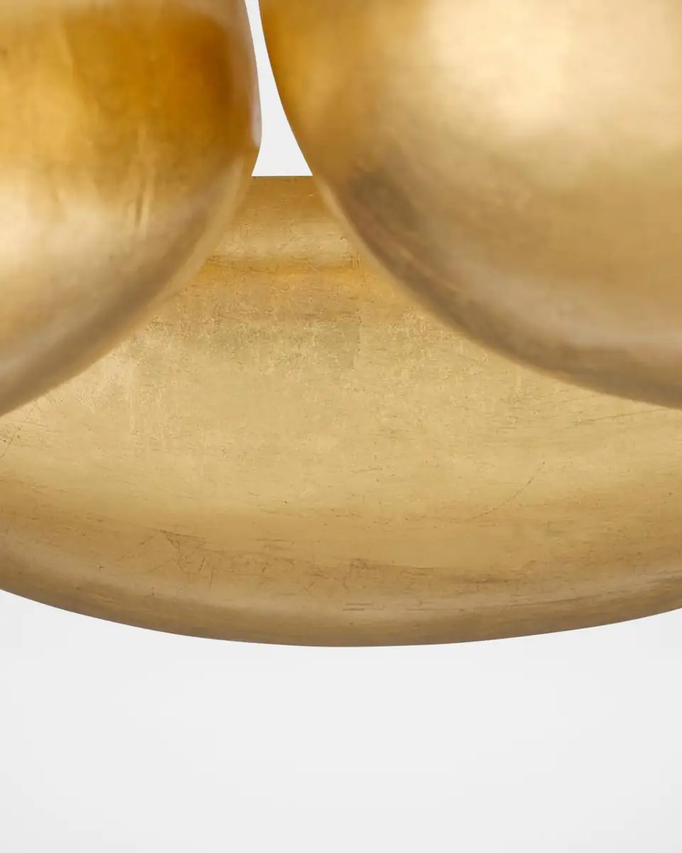 Arteriors Theo 55" 13-Light Gold Leaf Flush Mount | Thumbnail 5