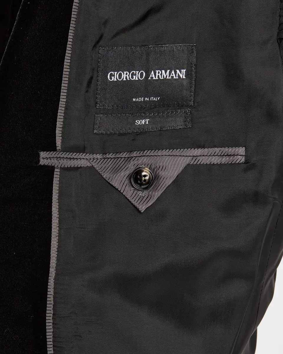 Giorgio Armani Men's Velvet Notch Lapel Dinner Jacket | Thumbnail 6