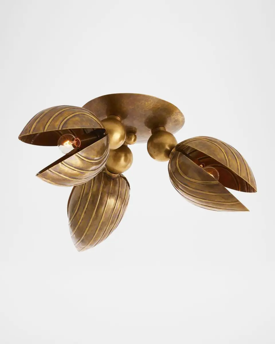 Arteriors Inessa 24" 3-Light Flush Mount | Thumbnail 3