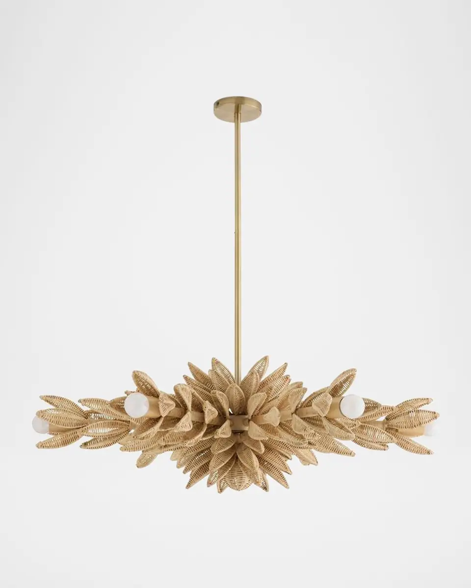 Arteriors Kasai 37" 6-Light Convertible Semi-Flush Mount | Thumbnail 3