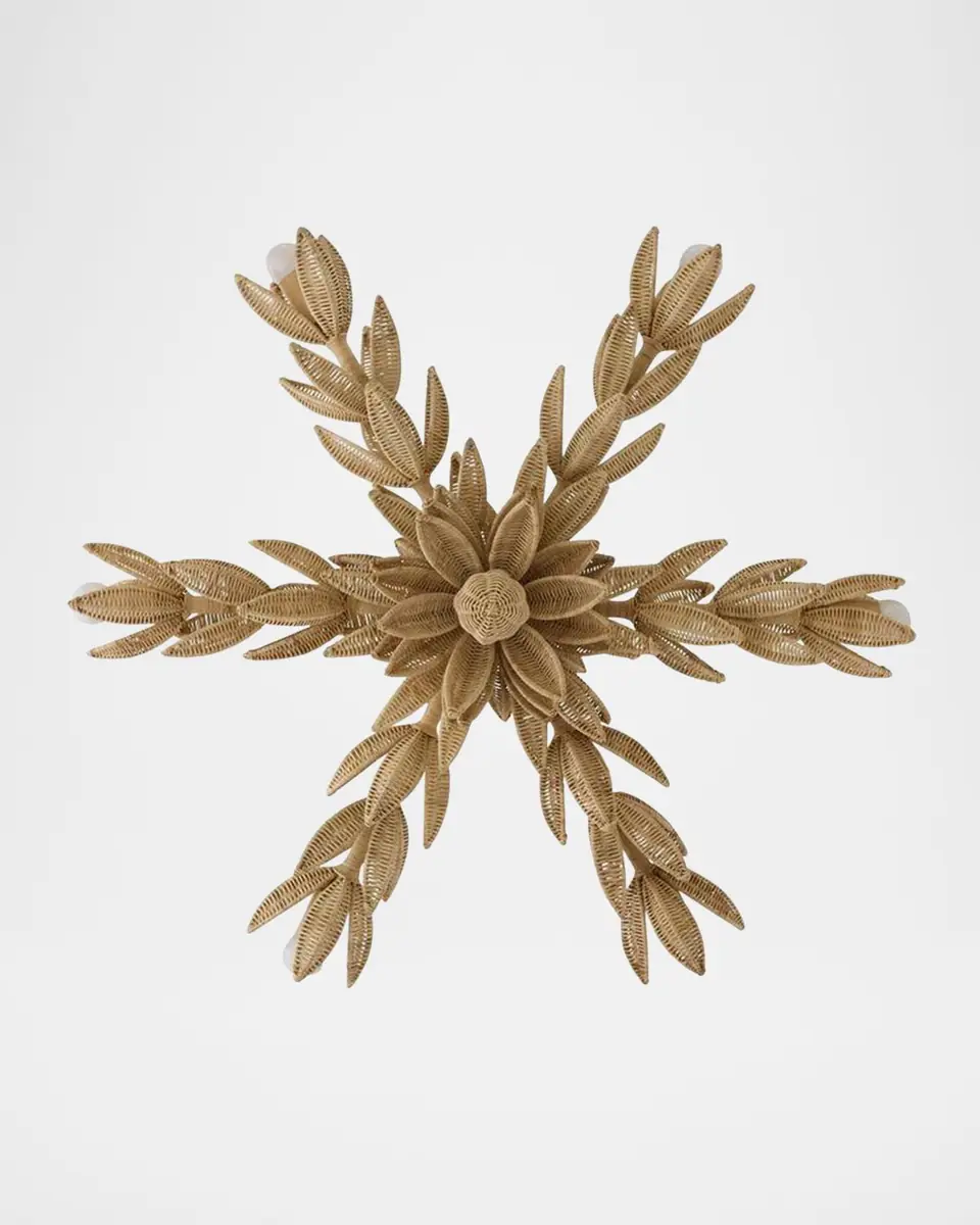 Arteriors Kasai 37" 6-Light Convertible Semi-Flush Mount | Thumbnail 6