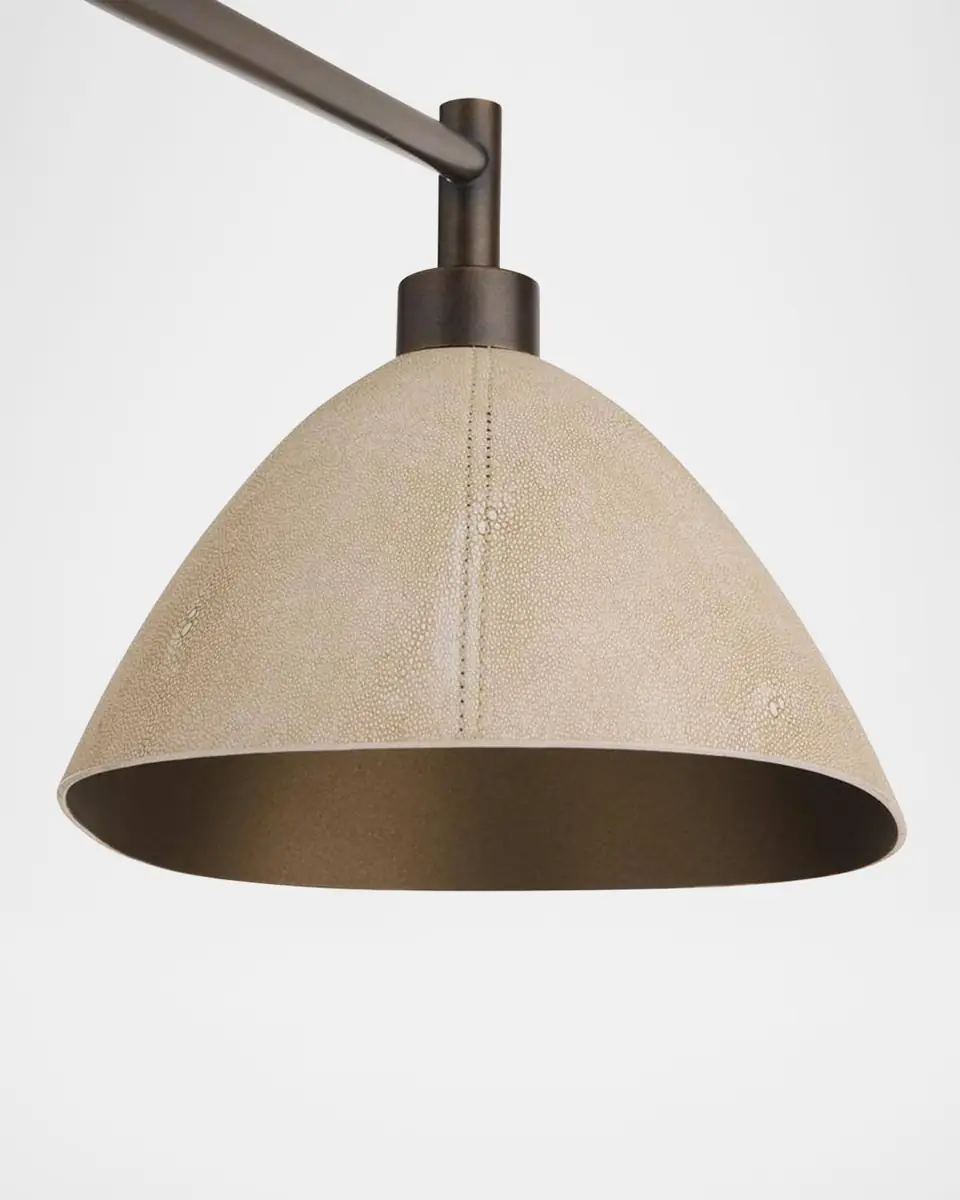 Arteriors Inlet 53" 6-Light Leather Chandelier | Thumbnail 5
