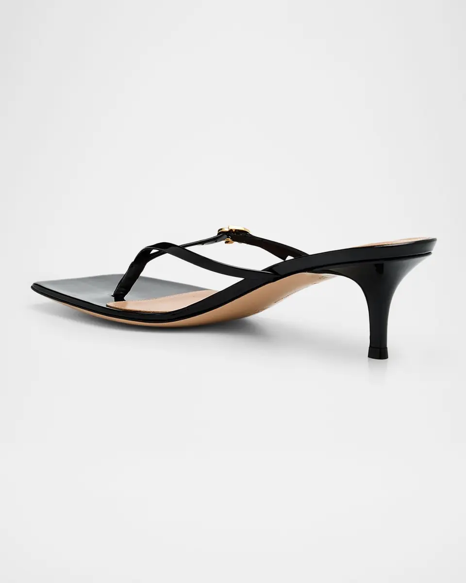 Gianvito Rossi 55mm Leather Thong Sandals | Thumbnail 4 Gianvito Rossi 55mm Leather Thong Sandals | Thumbnail 4