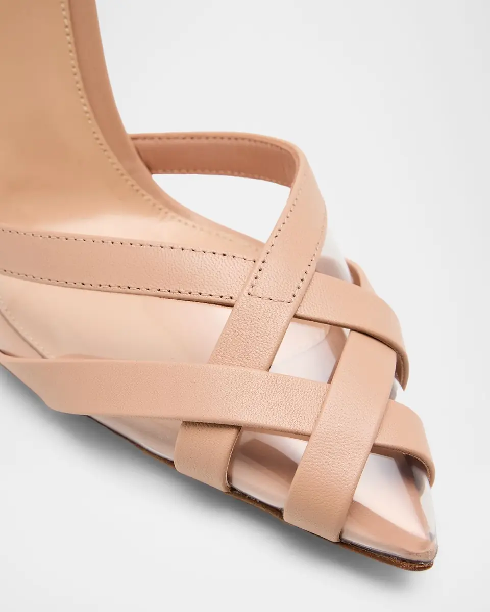 Gianvito Rossi 105mm Strappy Leather Sandals | Thumbnail 6 Gianvito Rossi 105mm Strappy Leather Sandals | Thumbnail 6