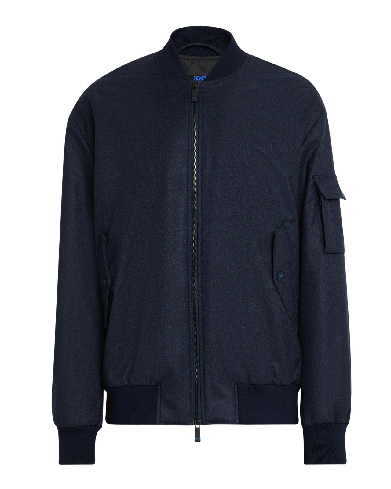 KNT Men's Zip-Front Bomber Jacket