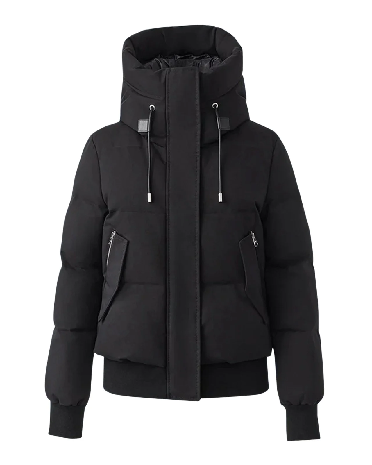 Mackage Nefi-NFZ Down Bomber Jacket with Detachable Hooded Bib