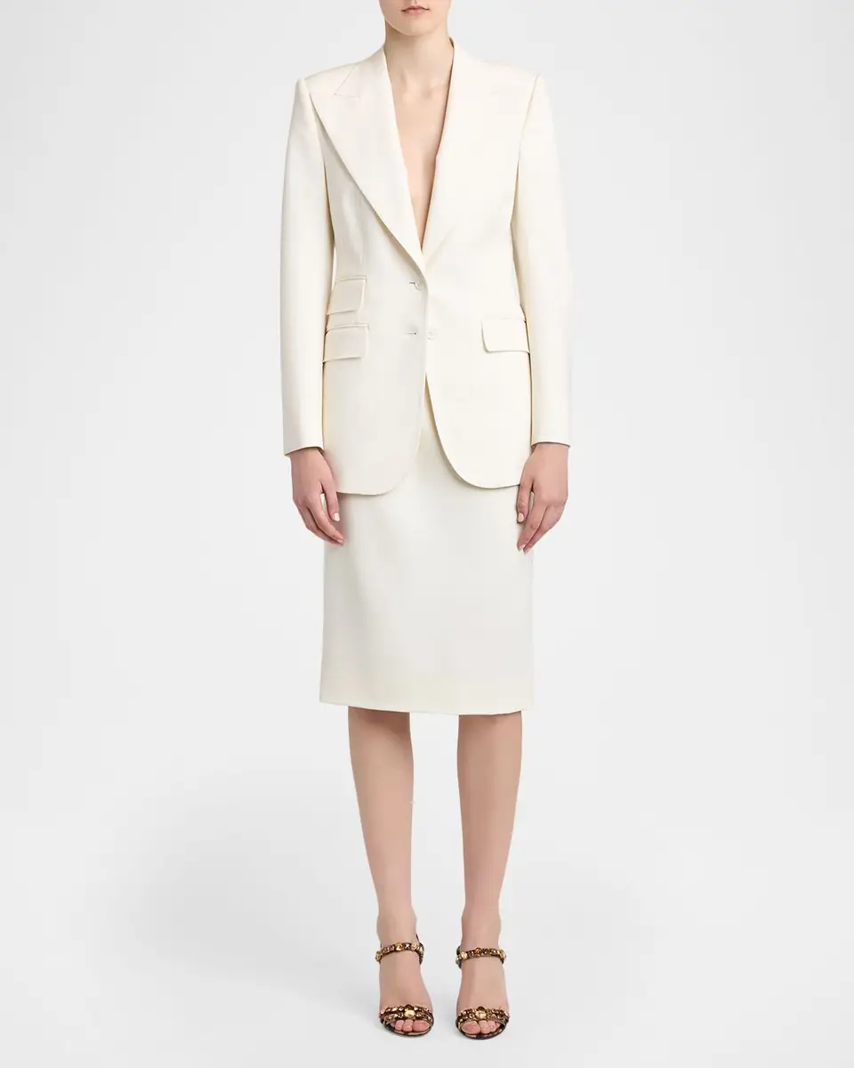 Dolce & Gabbana Single-Breasted Blazer Jacket | Thumbnail 2 Dolce & Gabbana Single-Breasted Blazer Jacket | Thumbnail 2