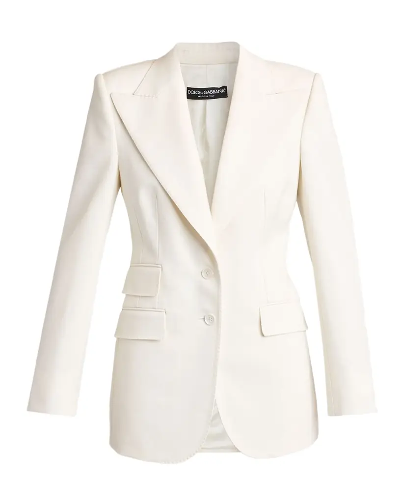 Single-Breasted Blazer Jacket