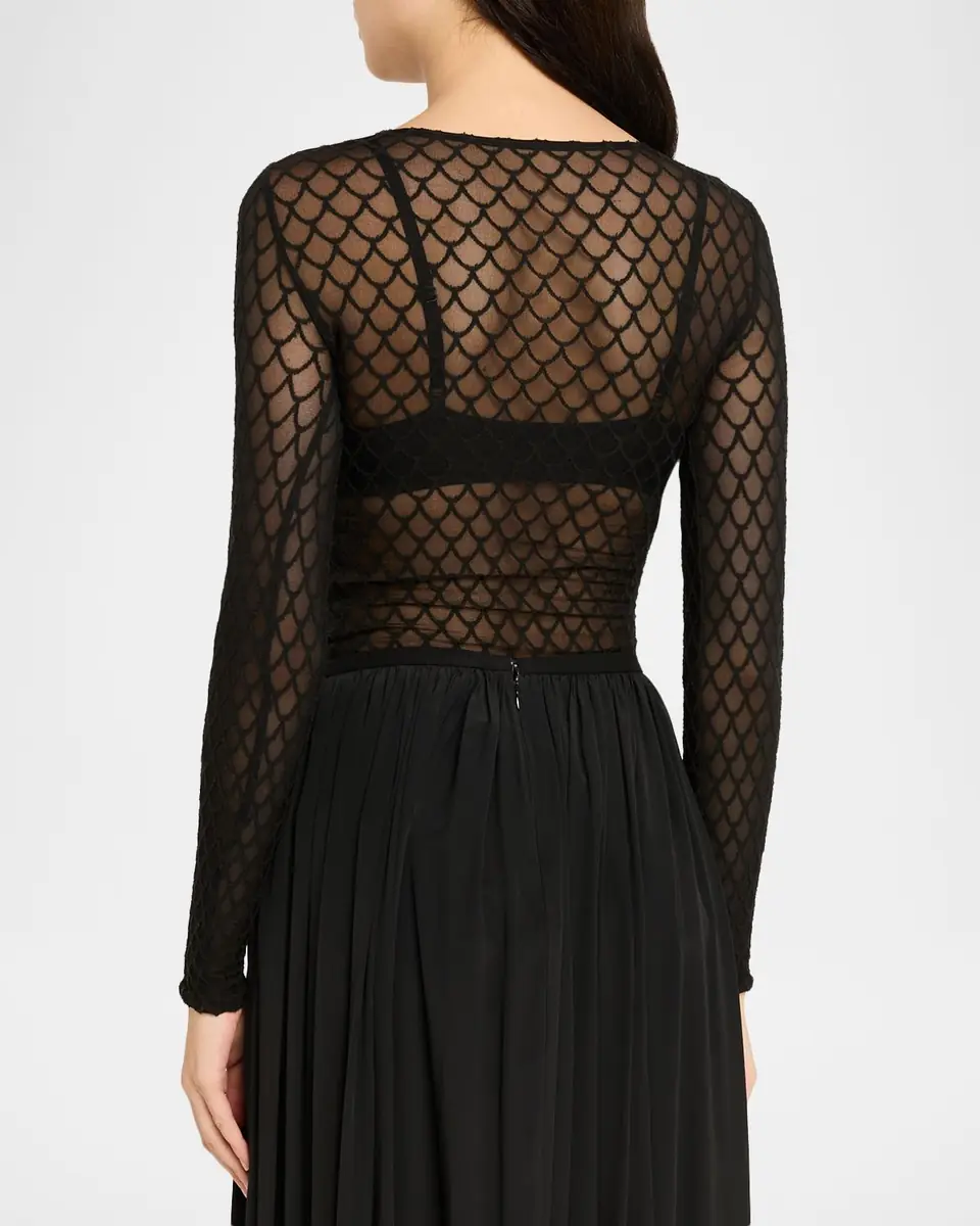 Wolford Velvet Net III Bodysuit | Thumbnail 3 Wolford Velvet Net III Bodysuit | Thumbnail 3