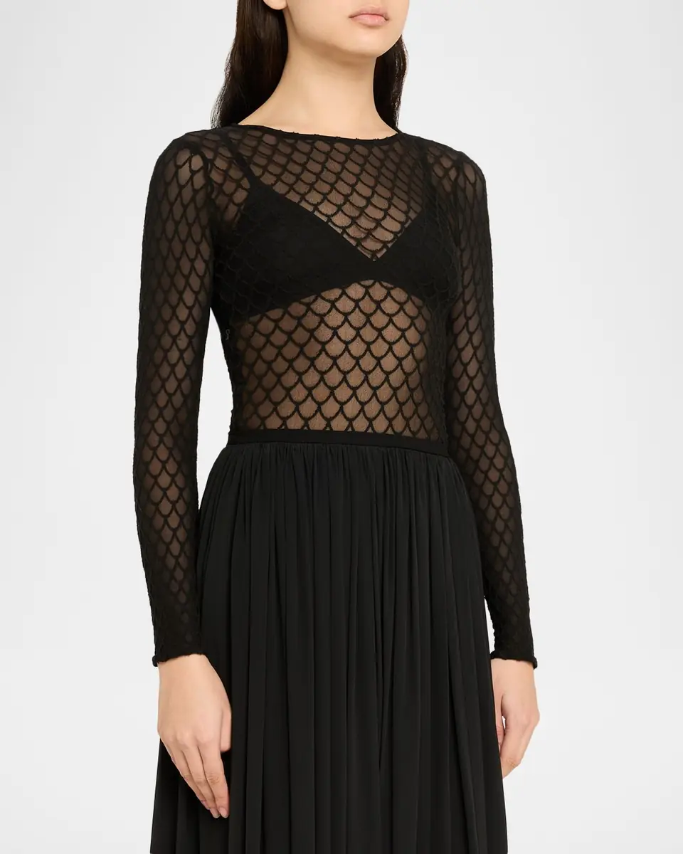 Wolford Velvet Net III Bodysuit | Thumbnail 4 Wolford Velvet Net III Bodysuit | Thumbnail 4