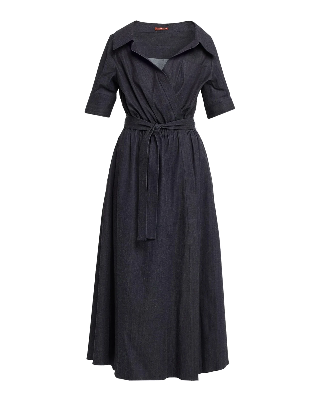 Altuzarra Lydia Belted Denim Maxi Dress