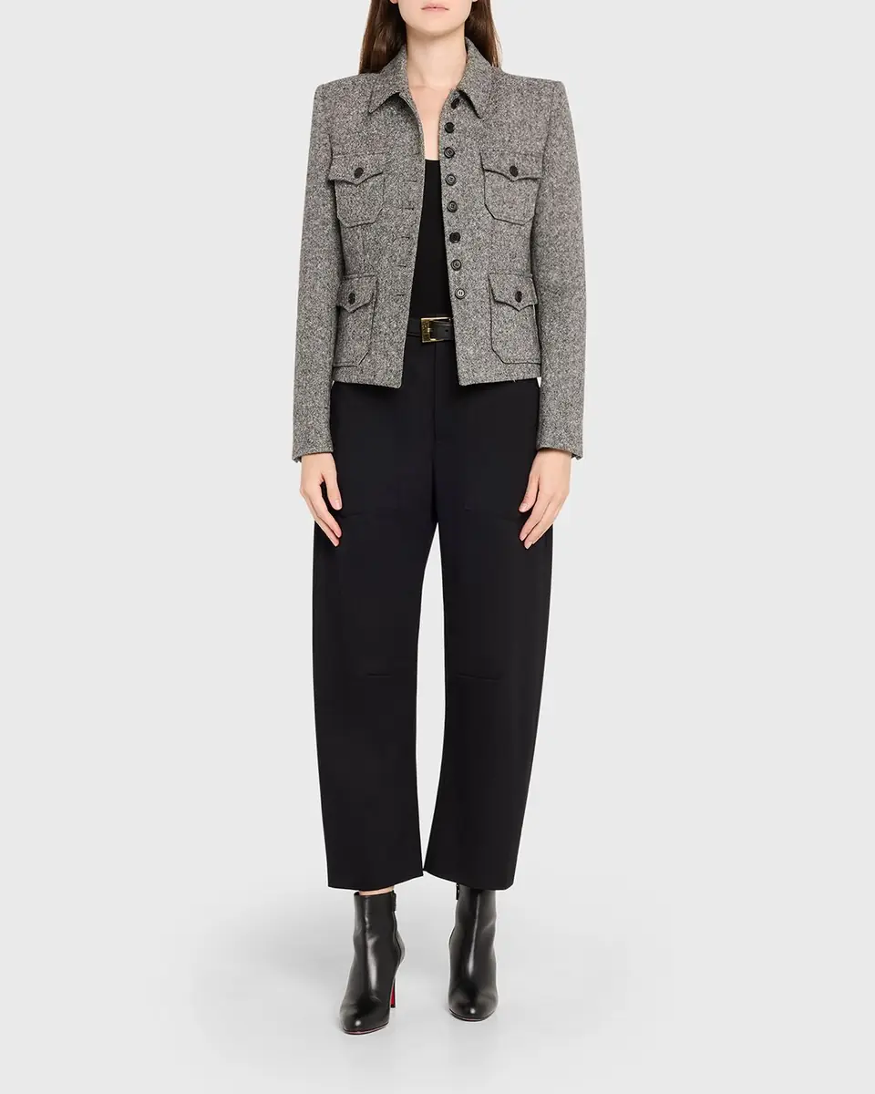 Nili Lotan Jamison Single-Breasted Utility Jacket | Thumbnail 6 Nili Lotan Jamison Single-Breasted Utility Jacket | Thumbnail 6