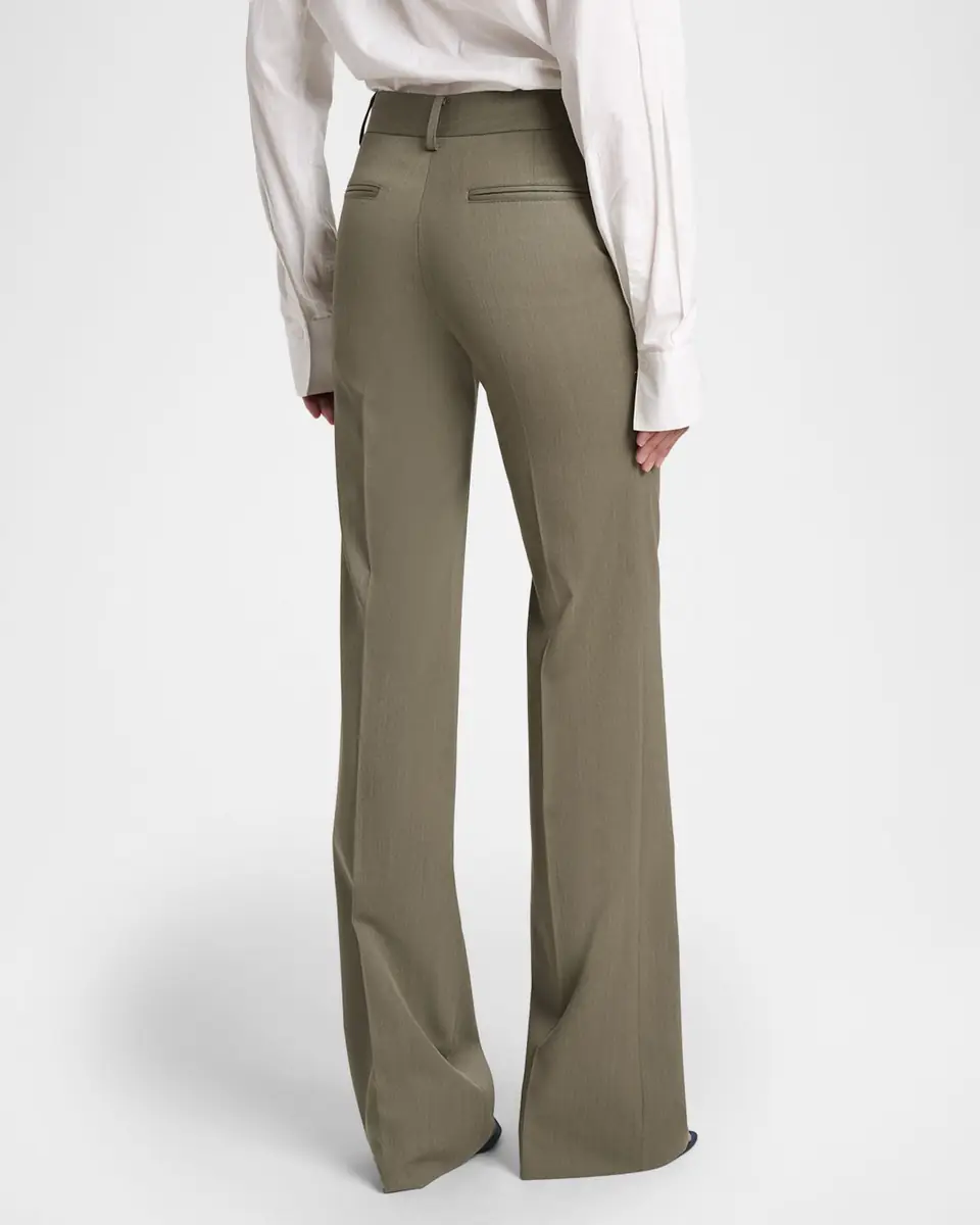 Victoria Beckham Tailored Wool Straight-Leg Trousers | Thumbnail 3 Victoria Beckham Tailored Wool Straight-Leg Trousers | Thumbnail 3