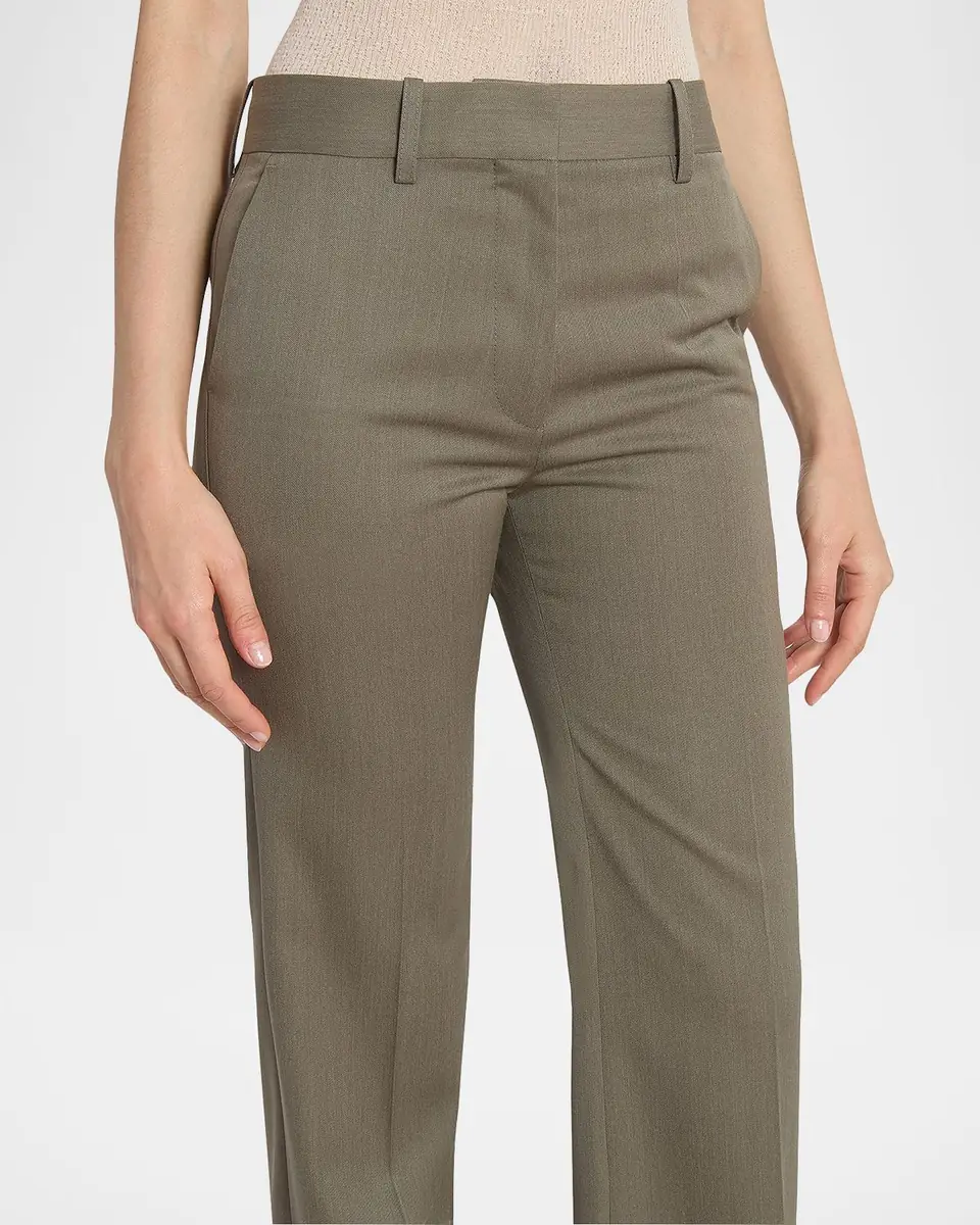 Victoria Beckham Tailored Wool Straight-Leg Trousers | Thumbnail 5 Victoria Beckham Tailored Wool Straight-Leg Trousers | Thumbnail 5