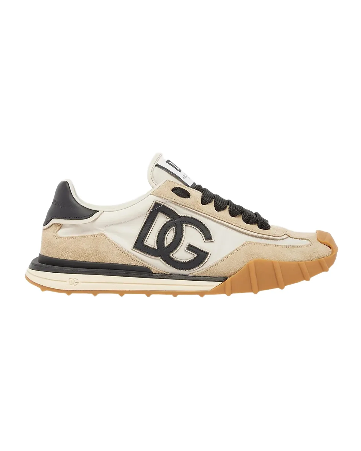 Men's DG Nylon and Suede Low-Top Sneakers Men's DG Nylon and Suede Low-Top Sneakers