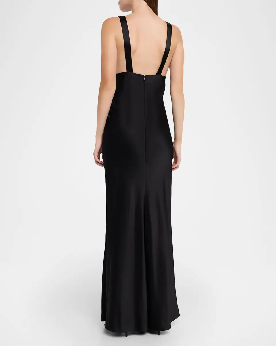 Nili Lotan Bionca Empire-Waist Sleeveless Silk Bias Maxi Dress | Thumbnail 3 Nili Lotan Bionca Empire-Waist Sleeveless Silk Bias Maxi Dress | Thumbnail 3