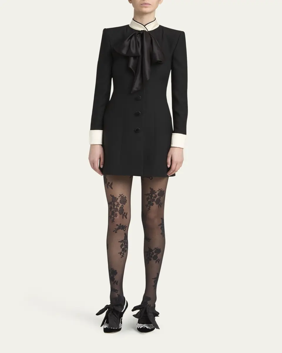 Valentino Garavani Crepe Couture Mini Dress | Thumbnail 2 Valentino Garavani Crepe Couture Mini Dress | Thumbnail 2