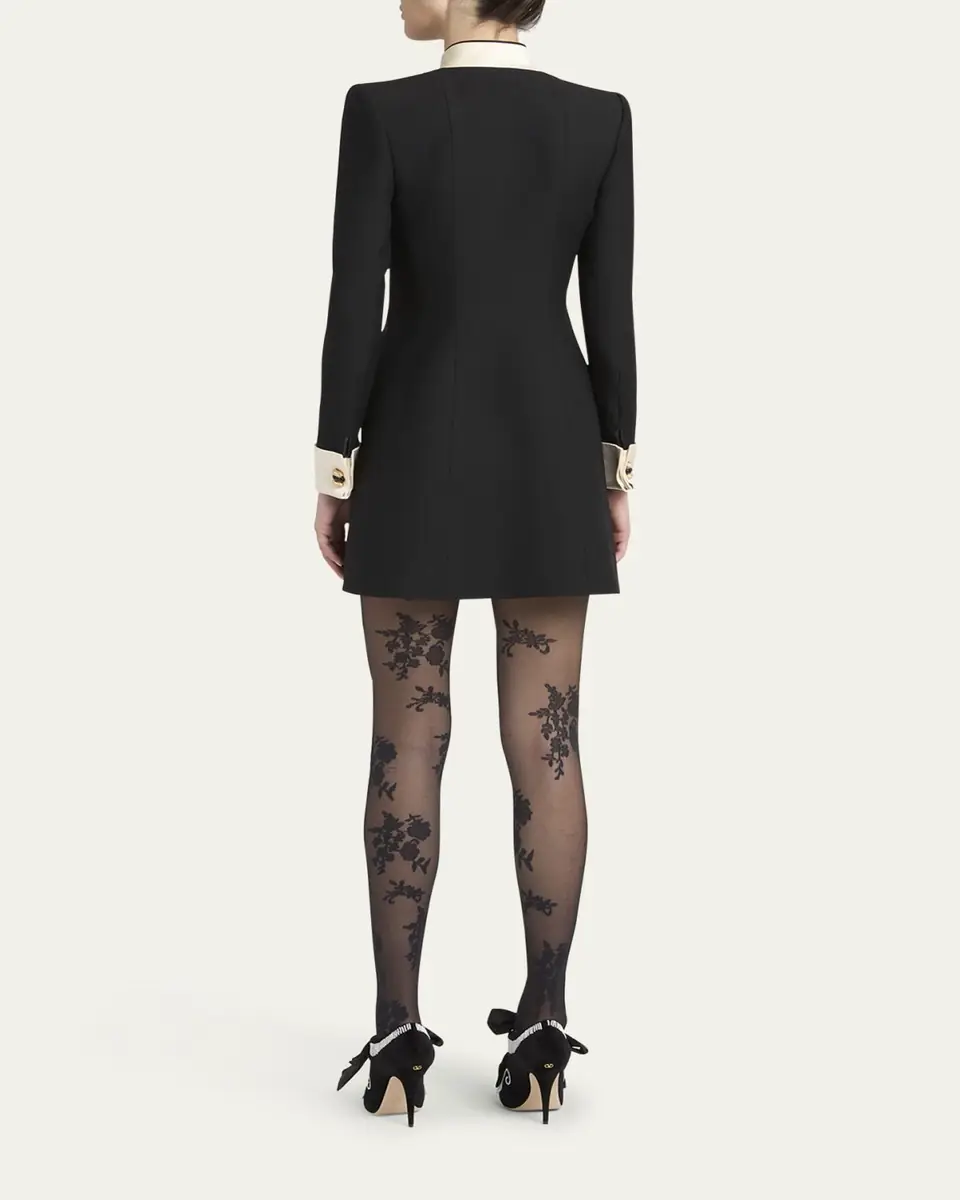 Valentino Garavani Crepe Couture Mini Dress | Thumbnail 3 Valentino Garavani Crepe Couture Mini Dress | Thumbnail 3